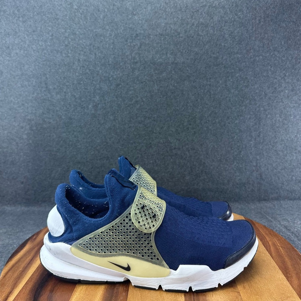 Nike Sock Dart Mens Size 11 Navy Blue Slip On Running Shoes 819686-400